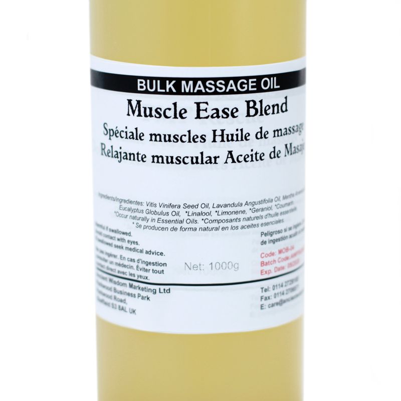 Huile de bain et de Massage - Spéciale Muscles 1L