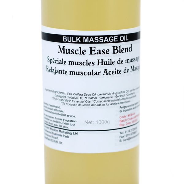 Huile de bain et de Massage - Spéciale Muscles 1L