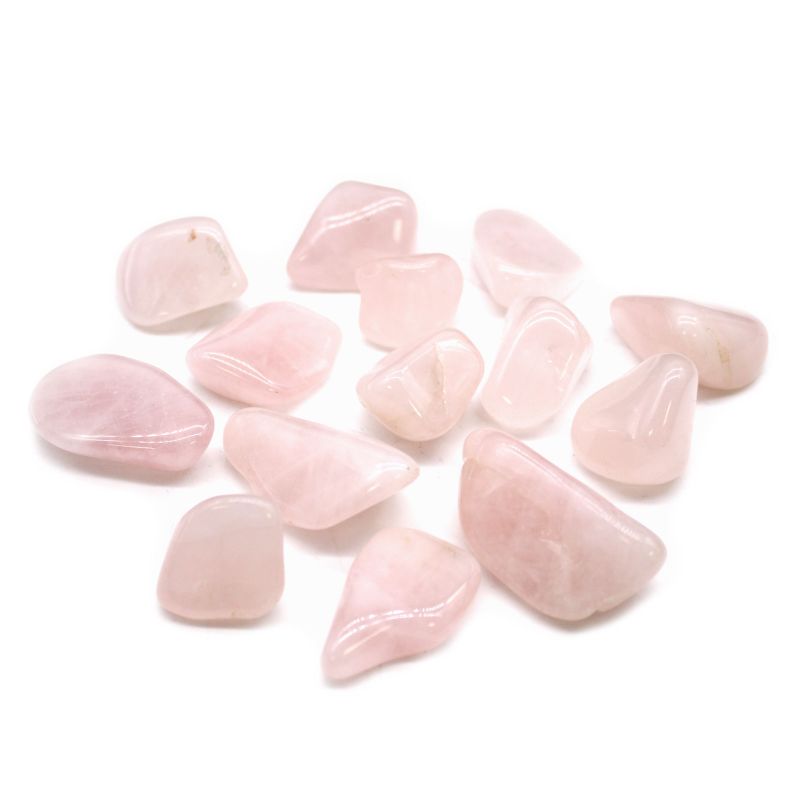 Larges Pierres Roulées - Quartz - Rose