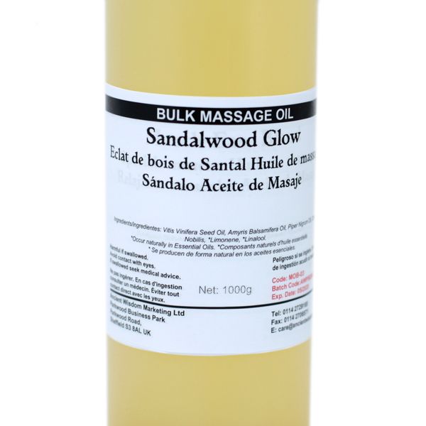 Huile de bain et de Massage - Eclat de Bois de Santal 1L
