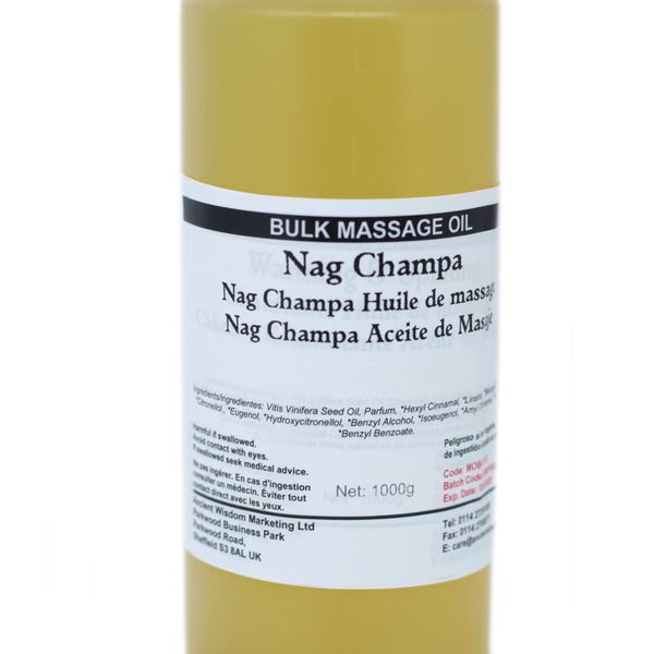 Huile de bain et de Massage - Nag Champa 1L