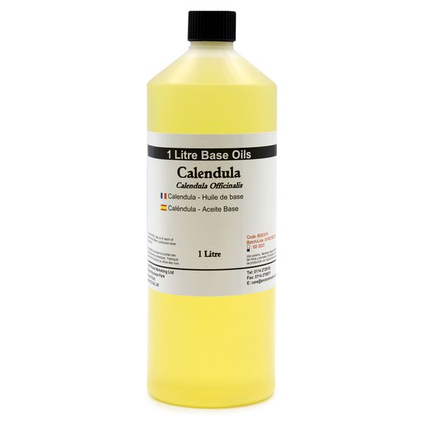 Calendula Dilué avec Tournesol - Huile de Base 1 litre