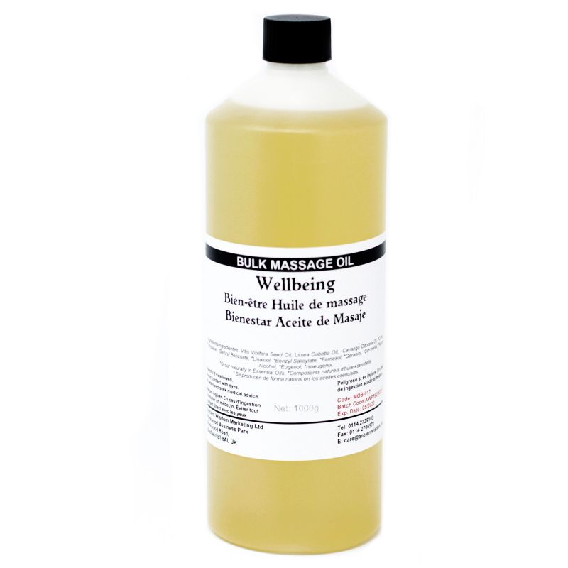 Huile de bain et de Massage - Bien-être 1L