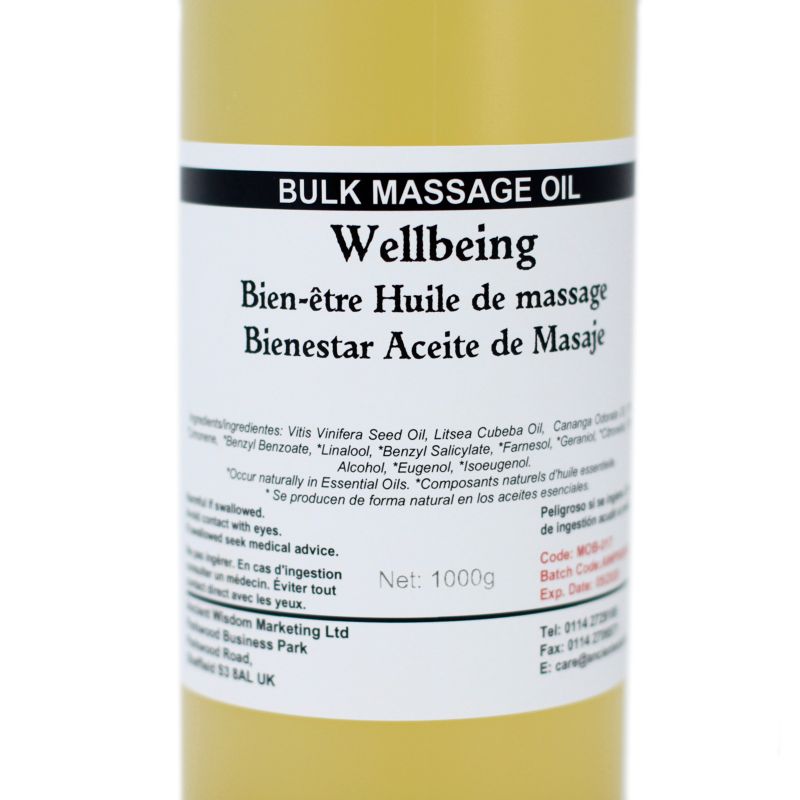 Huile de bain et de Massage - Bien-être 1L