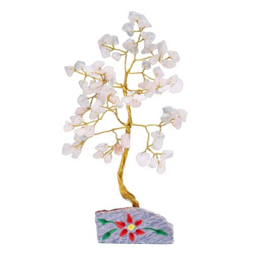 Arbres à gemme d'Inde Quartz Rose - 80 Pierres