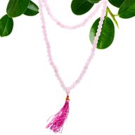 Mala tibétain Quartz Rose
