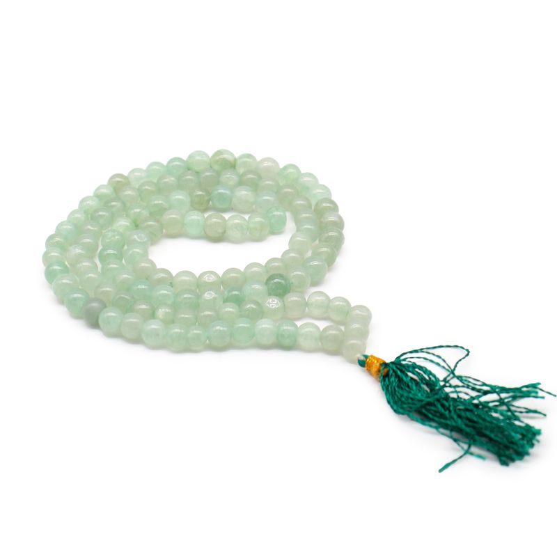 Mala tibétain Aventurine Verte