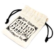 Pierres Runiques Indiennes dans sachet - Cristal
