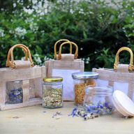 Sac cadeau 100% naturel - Trois pots