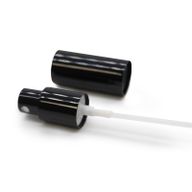 Bouchon Pulvérisateur Noir pour Flacons Compte-Gouttes – 18 mm