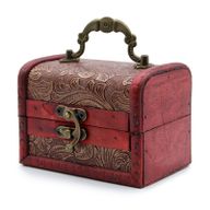 Boite Moyenne Style Colonial - Impr. Fleurale