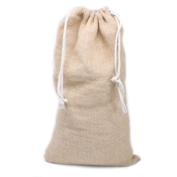 Sacs en jute avec cordons Larges - 300x490mm