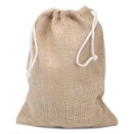 Sacs en jute avec cordons Moyens - 240x300mm