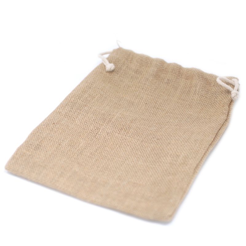 Sacs en jute avec cordons Moyens - 240x300mm
