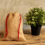 Sacs en Jute avec Petits Cordons - 180x220mm