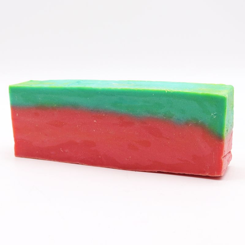 Savonnette artisanale à l'huile d'olive 1.25kg Pastèque