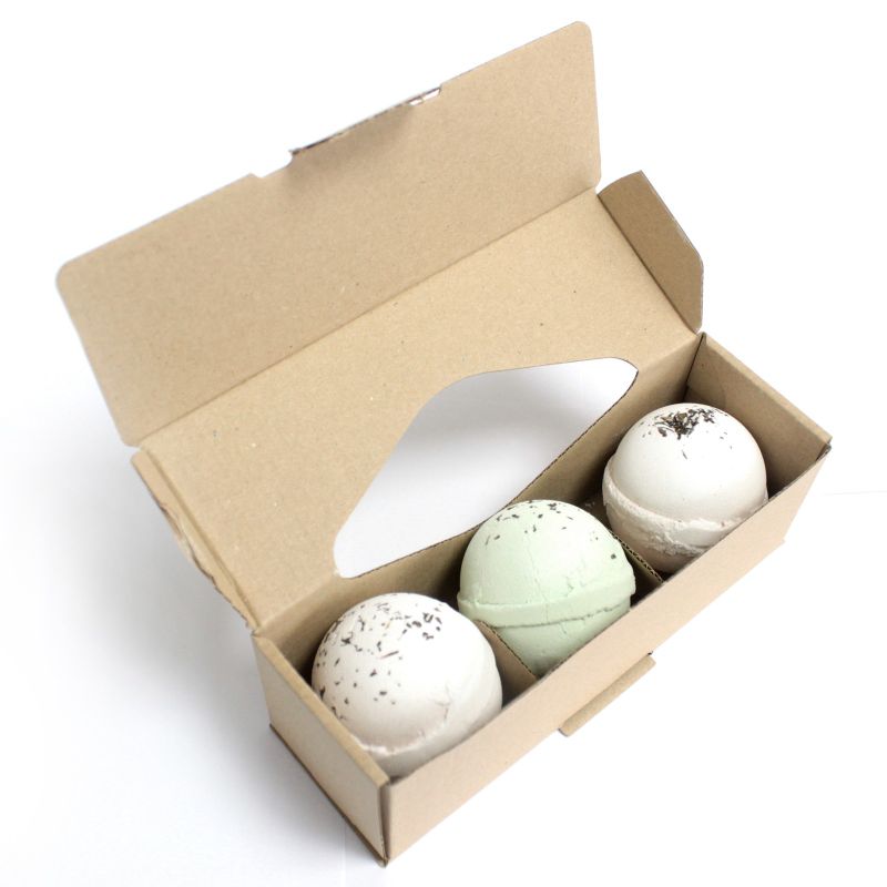 Boîtes pour 3 Petites Boules de Bain