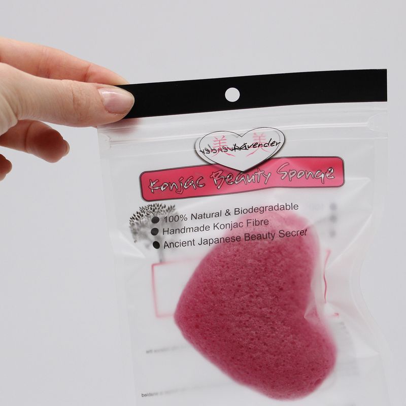 Eponge Traditionelle Konjac Coeur- Pêche