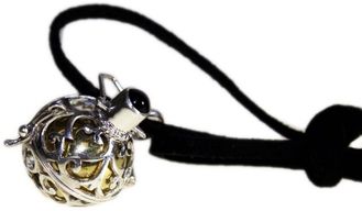 Clochettes d'ange en argent - Nuit - 18mm