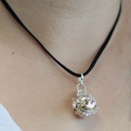 Clochettes d'ange en argent - Nuit - 18mm
