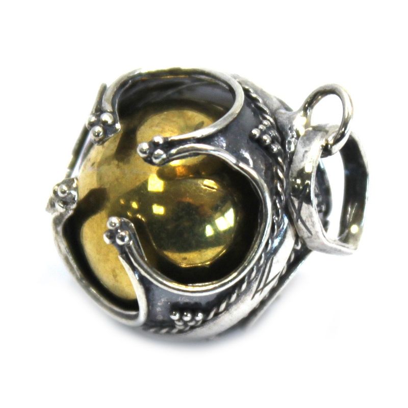 Clochettes d'ange en argent - Prospérité - 16mm