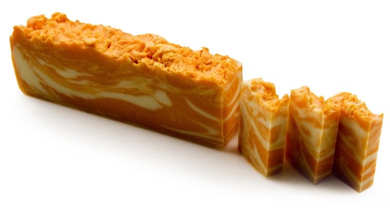 Savonnette artisanale à l'huile d'olive 1.25kg Orange