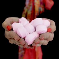 Minis boules de bain - Rose