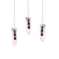 Pendules double - Quartz/ 7chakras