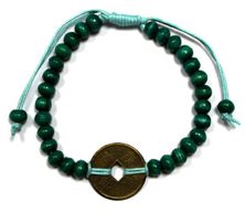 Bracelets Feng shui de Bali Bracelets Fend shui - Vert