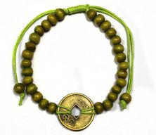 Bracelets Feng shui de Bali Bracelets Fend shui - Vert citron