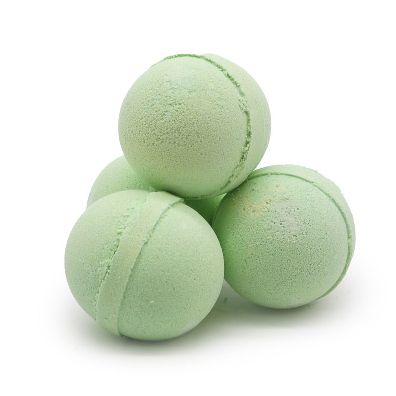 Bombe de bain à l'huile essentielle - romarin et thym