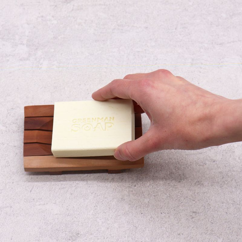 Porte Savon Classique Rectangulaire Strié