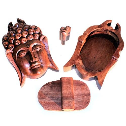 Boîtes magiques du Bali Tête de Bouddha