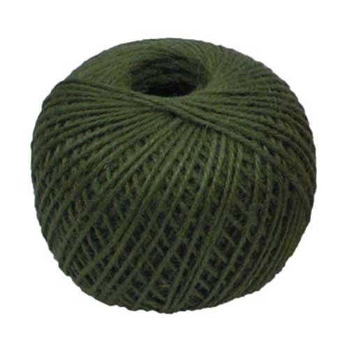 Grande Ficelle Artisanale - Couleur Vert Foncée - 250 mètres