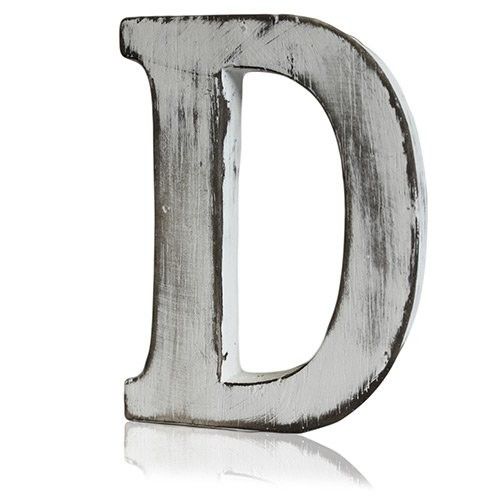 Lettres blanchies effet antique Lettre D (4)