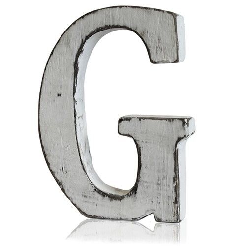 Lettres blanchies effet antique Lettre G (4)
