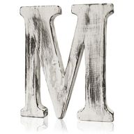 Lettres blanchies effet antique Lettre M (4)
