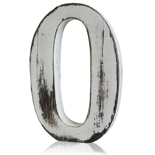 Lettres blanchies effet antique Lettre O (4)