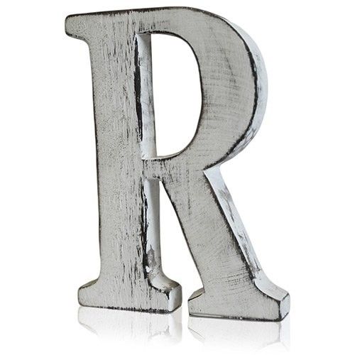 Lettres blanchies effet antique Lettre R (4)
