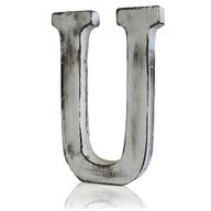 Lettres blanchies effet antique Lettre U (4)