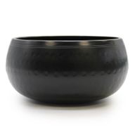 Artefacts tibétains Moyen Bol Noir martelé - 15cm