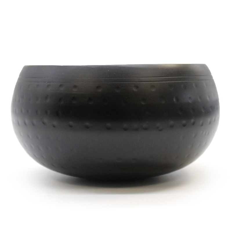 Artefacts tibétains Large Bol Noir martelé - 18cm