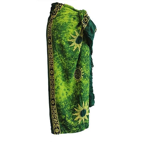 Bali Celtic Sarongs - Sun Symbols (4 Couleurs)