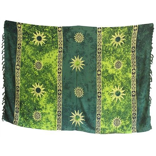 Bali Celtic Sarongs - Sun Symbols (4 Couleurs)
