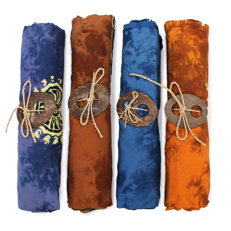 Bali Celtic Sarongs - Lucky Coins (4 Couleurs)