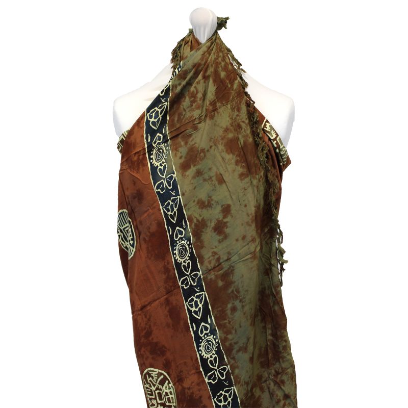 Bali Celtic Sarongs - Lucky Coins (4 Couleurs)