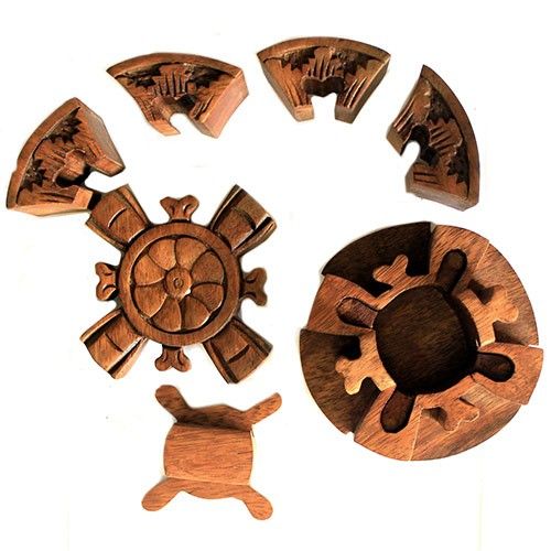 Boîtes magiques du Bali Ronde Pétales