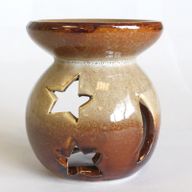 Brûleurs à Huile Yin-Yang Etoile et Lune (6 Assortis)