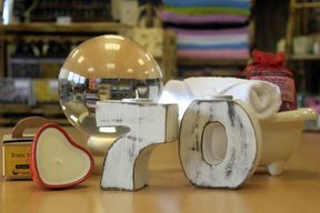 Bougeoirs Chiffres en bois - No 7