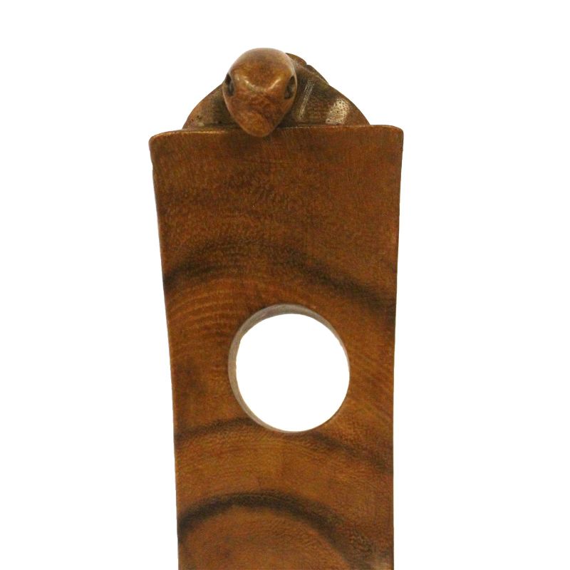 Porte bouteilles en bois de Suar Tortue